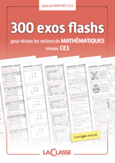 300 exercices flashs de mathématiques niveau CE1-CE2