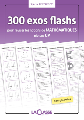 300 exercices flashs de mathématiques niveau CP-CE1