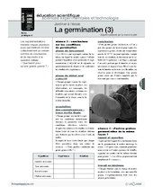 Jardiner (4) / La germination (3)