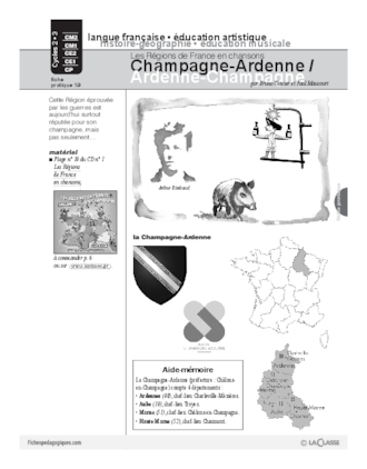 Les régions de France en chansons / Champagne-Ardenne (Cycle 2)