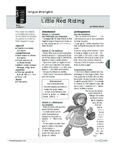 Little red riding hood (1) / L'anglais par le jeu