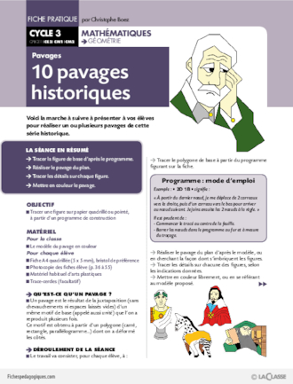 Pavages / 10 pavages historiques