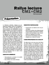 Rallye lecture CM 2012