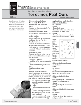 Toi et moi, Petit Ours (3) / Album