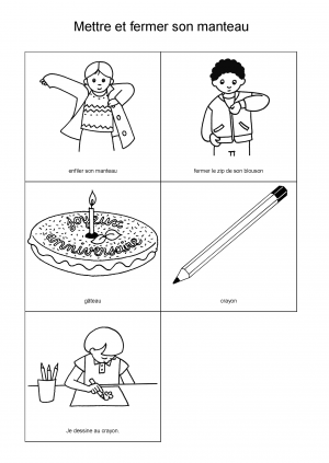 Mettre et fermer son manteau