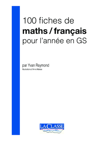 100 fiches de maths français GS. L'hiver