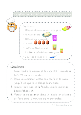 2 recettes illustrées