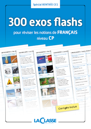 300 exercices flashs de français niveau CP-CE1