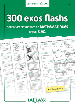 300 exercices flashs de mathématiques niveau CM1-CM2