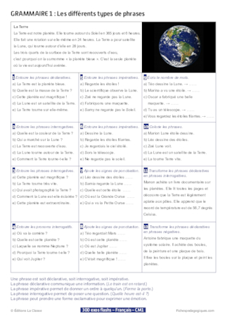 300 exos flashs de français niveau CM1-CM2