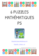 6 puzzles mathématiques PS