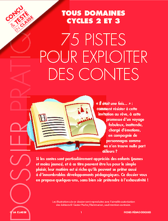 75 pistes pour exploiter des contes