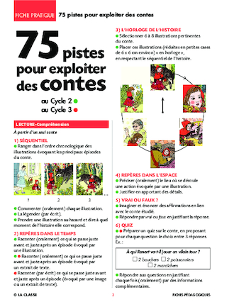 75 pistes pour exploiter des contes