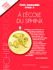 A l'école du Sphinx