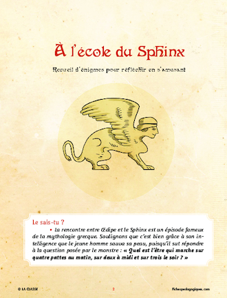 A l'école du Sphinx