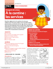 A la cantine: les services (Imagerie)