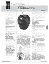 A la découverte de la pomme