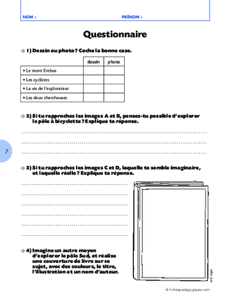 A la découverte du pôle Sud (3) / Lecture d'images