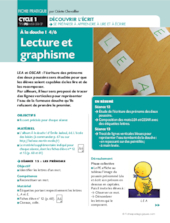 A la douche ! 4/6 Lecture et graphisme