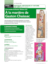 A la manière de Gaston Chaissac 2/2. A sa manière