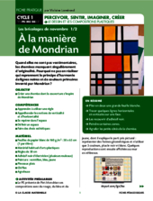 A la manière de Mondrian