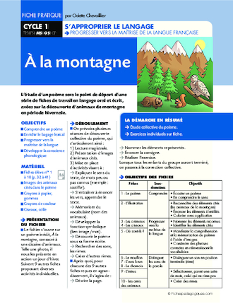 A la montagne