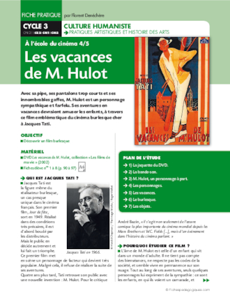 A l'école du cinéma (4). Les vacances de M. Hulot