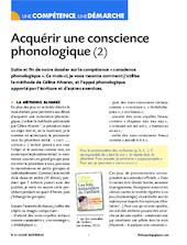 Acquérir une conscience phonologique (2)