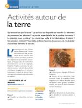 Activités autour de la terre