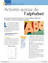 Activités autour de l'alphabet (dossier)