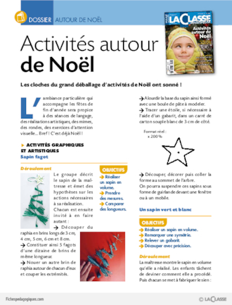 Activités autour de Noël (GS)