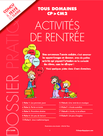 Activités de rentrée