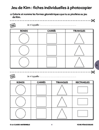 Activités géométriques