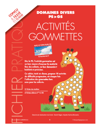 Gommettes en maternelle - Activités et fiches - TPS et PS