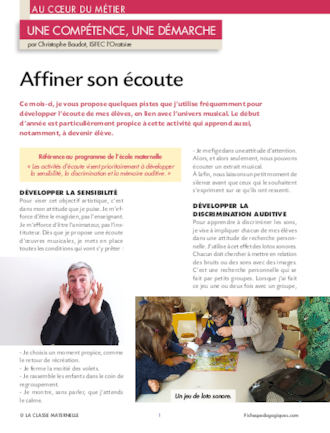 Affiner son écoute