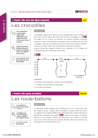 Agir dans l'espace, dans la durée et sur les objets