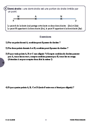 Aide mémoire géométrie