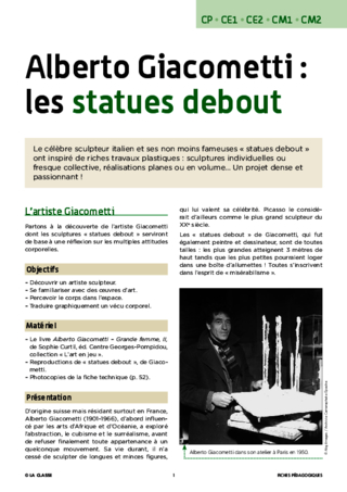 Alberto Giacometti : les statues debout