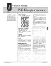 Animation lecture (3) / Petit Triangle a trois ans