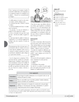 Apprendre à porter secours