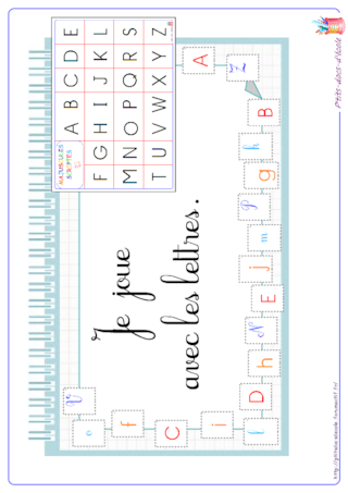 Apprendre l’alphabet en jouant