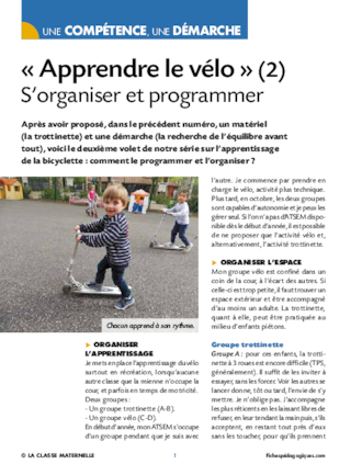 Apprendre le vélo (2)