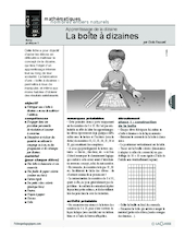 Apprentissage de la dizaine / La boîte à dizaines