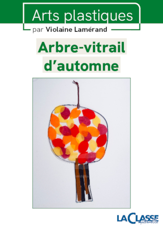 Arbre-vitrail d'automne