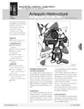 Arlequin destructuré / Arlequin fil de fer