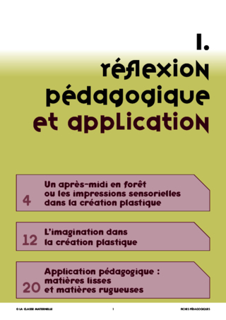 Arts visuels en maternelle : réflexion et application