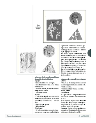 Arts visuels et écriture (1) / Jouer avec les initiales (Cycle 2)