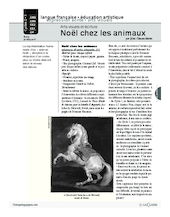 Arts visuels et écriture (4) / Noël chez les animaux (Cycle 2)
