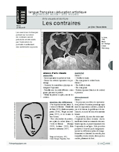 Arts visuels et écriture (9) / Les contraires (Cycle 2)