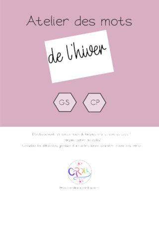 Atelier des mots de l'hiver
